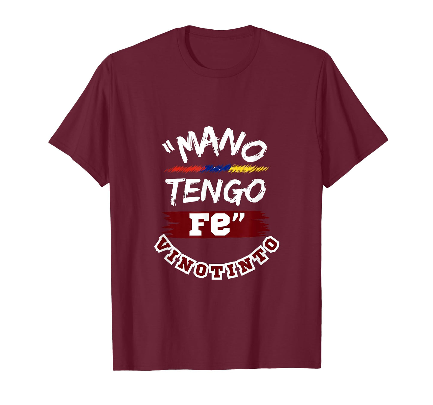 "Hand I Have Faith" I Flannel of the "Vinotinto" I Venezuela T-Shirt