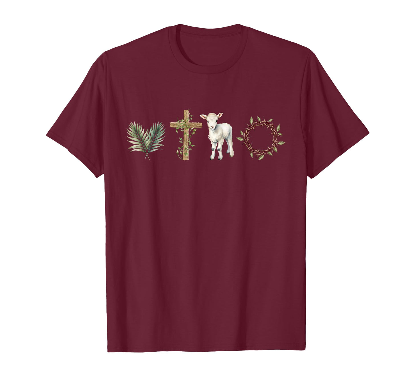 Religious Easter Jesus Christian Cross Faith He Is Risen T-Shirt