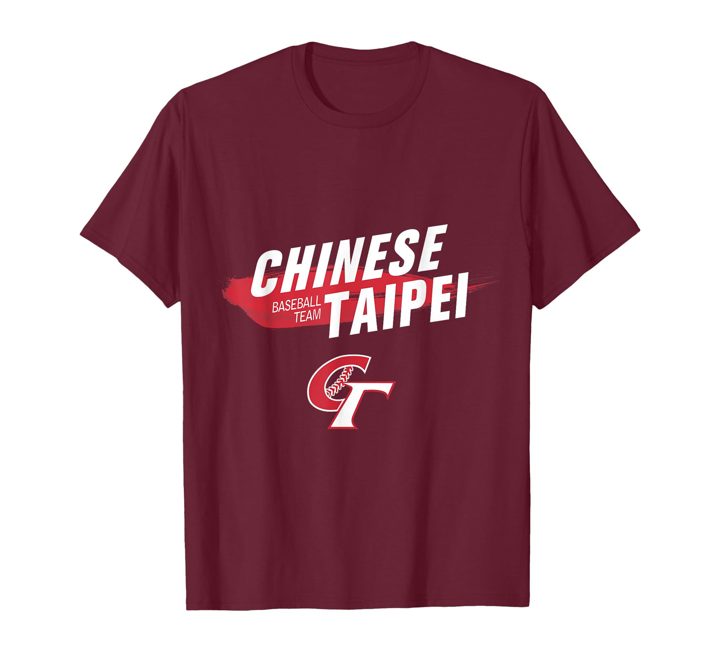 Chinese Taipei Baseball I Love Taiwan Fans T-Shirt
