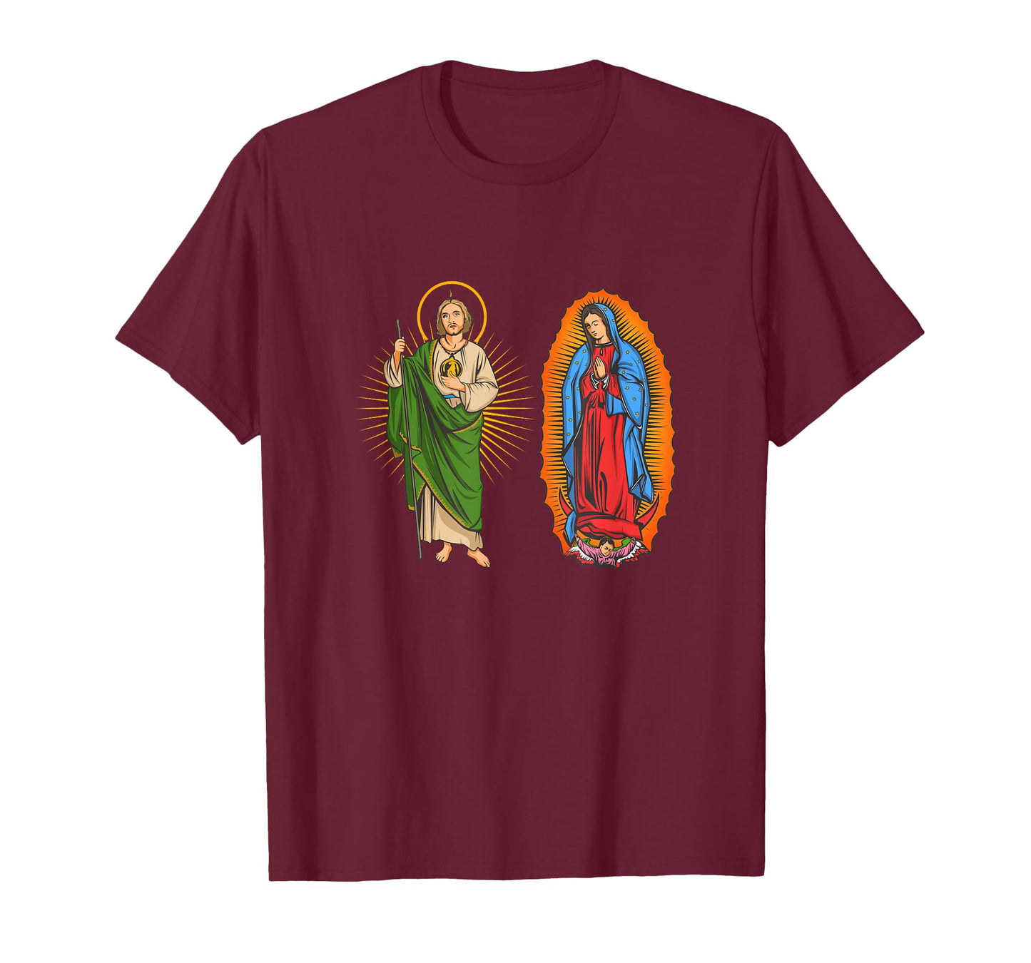 Virgen de Guadalupe con San Judas Tadeo T-Shirt