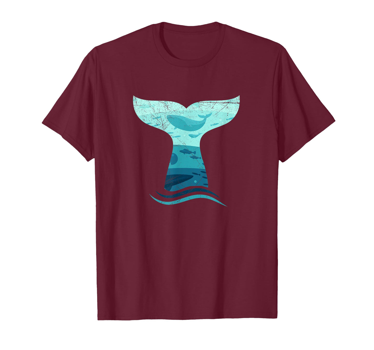 Whale Tail in Waves | Orca Ocean T-Shirt