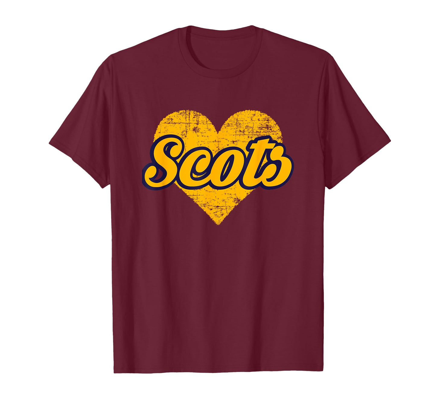 Highland Park Scots Over Heart T-Shirt