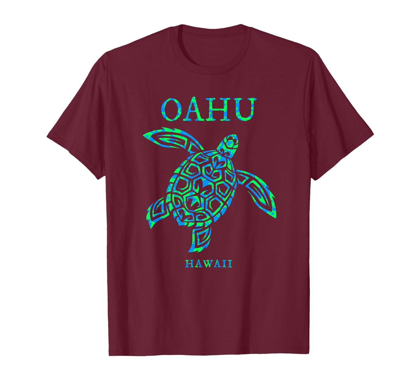 Oahu Hawaii Sea Turtle Souvenir Boys Girls Mens Womens T-Shirt