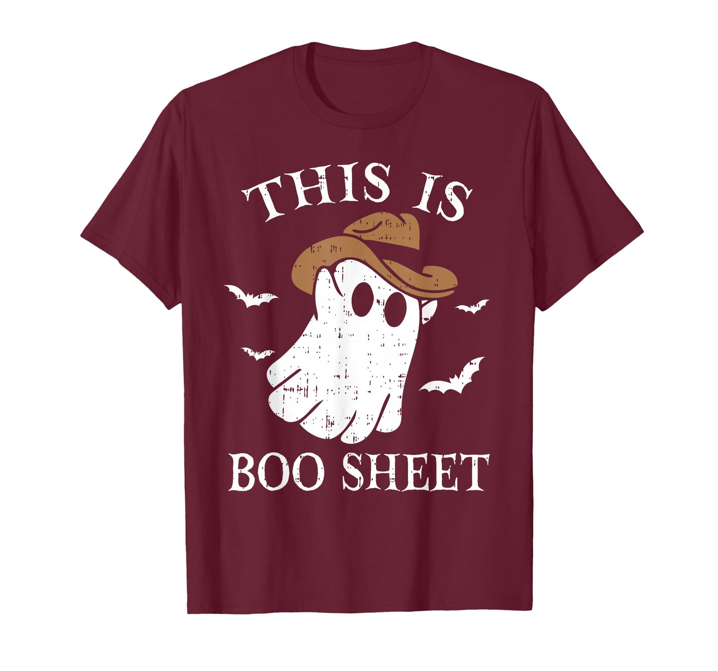 This is Boo Sheet Ghost Retro Halloween Costume Men Women T-Shirt