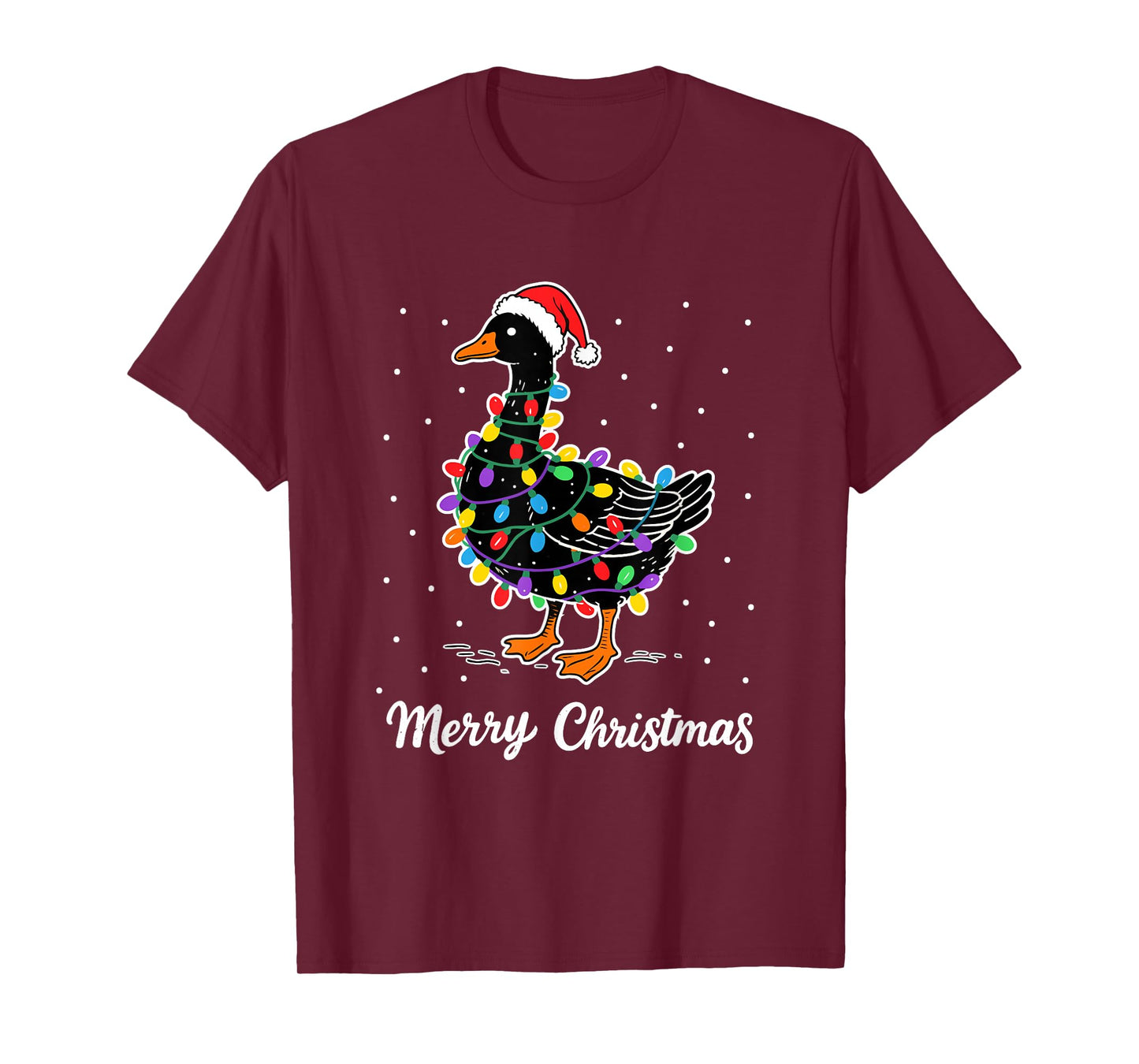 Merry Christmas Goose Pun Humor for Animal Lovers T-Shirt