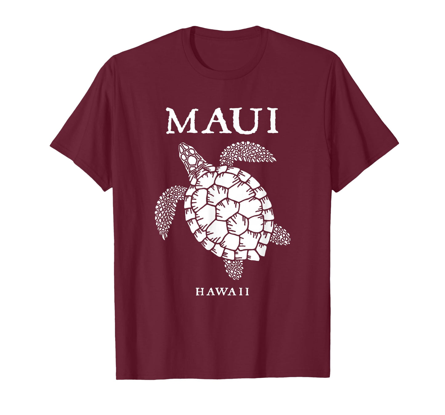 Vintage Maui Hawaii Sea Turtle Hawaiian Vacation Souvenir T-Shirt