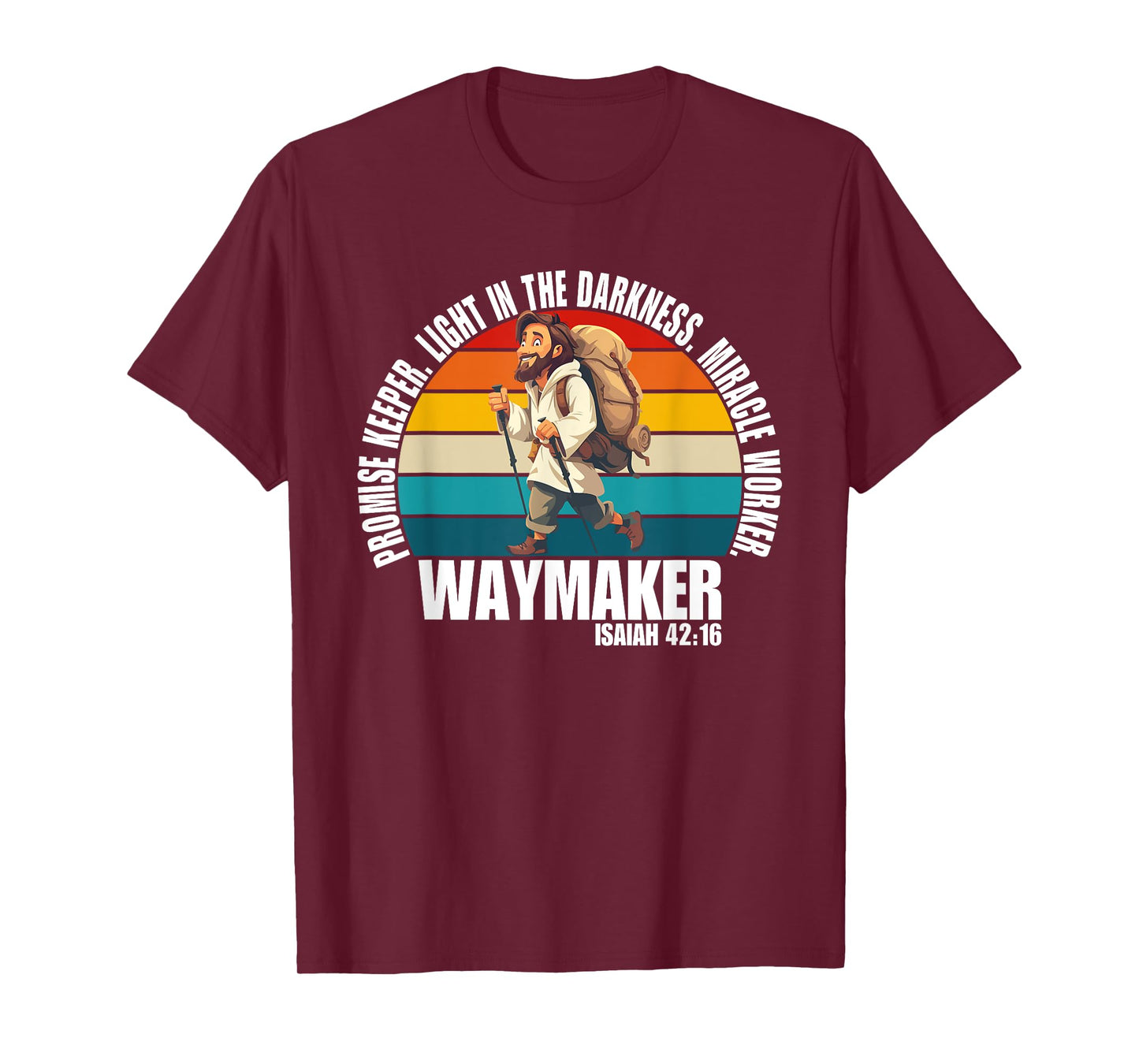 Vintage Waymaker Promise Keeper Miracle Worker Christian T-Shirt