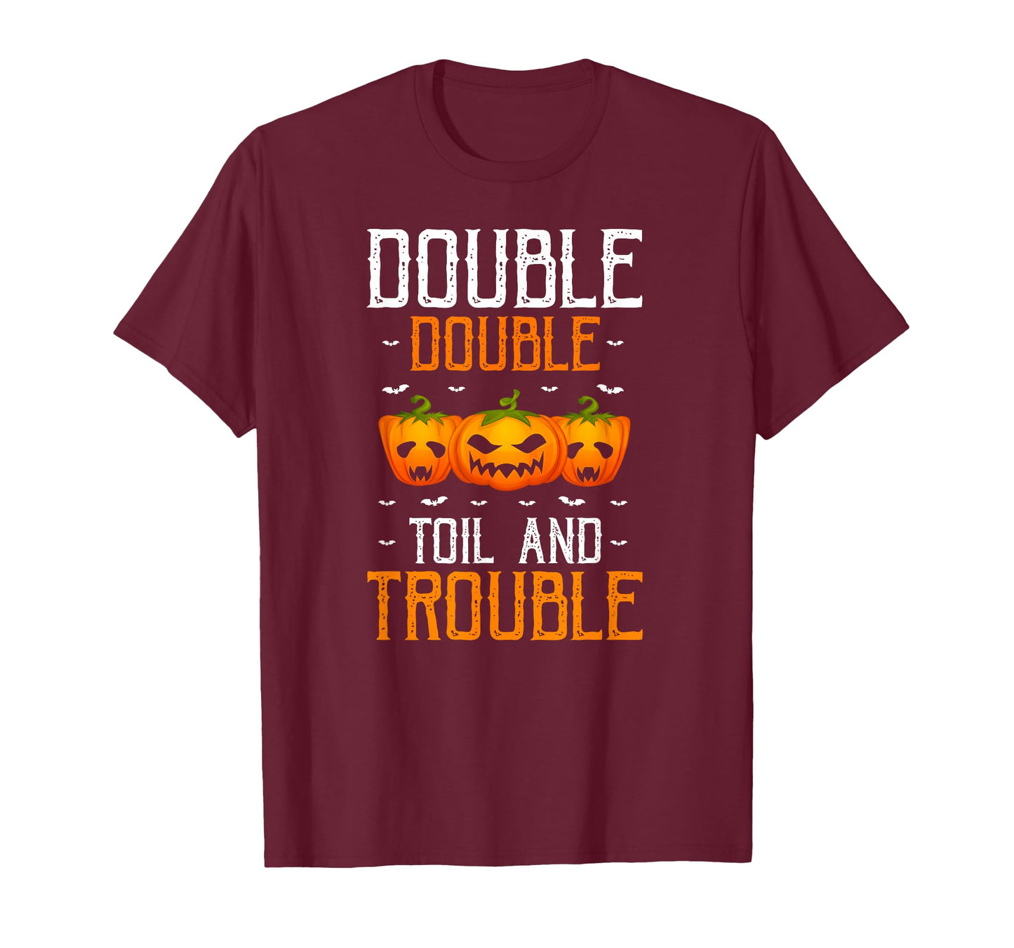 Double Double Toil and Trouble Pumpkin Mischief T-Shirt
