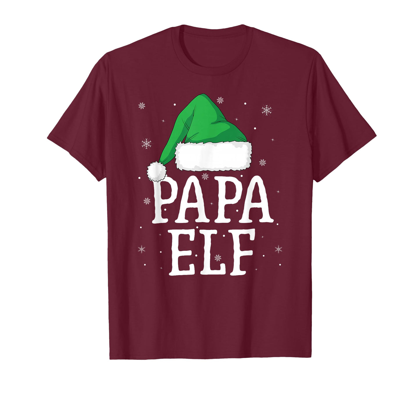 Papa Elf Christmas Family Funny Elf Squad Xmas T-Shirt