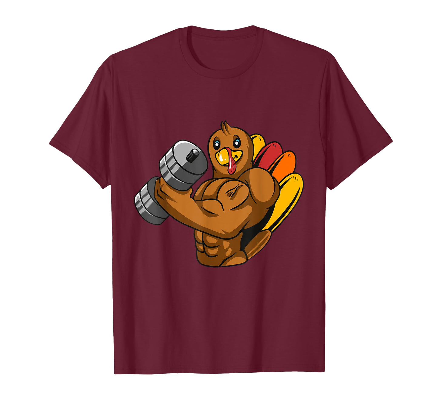 Turkey Bodybuilding Thanksgiving Day Gym Workout Fitness T-Shirt