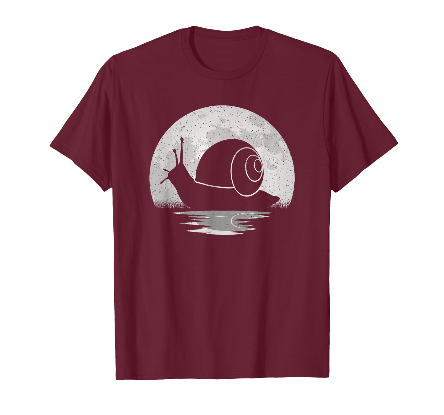 Snail Moon Vintage Snail Lover Men Women Kids T-Shirt