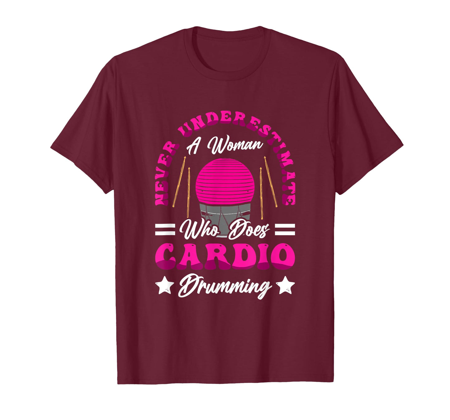Fitness Class Exercise Gym Workout Cardio Drumming T-Shirt