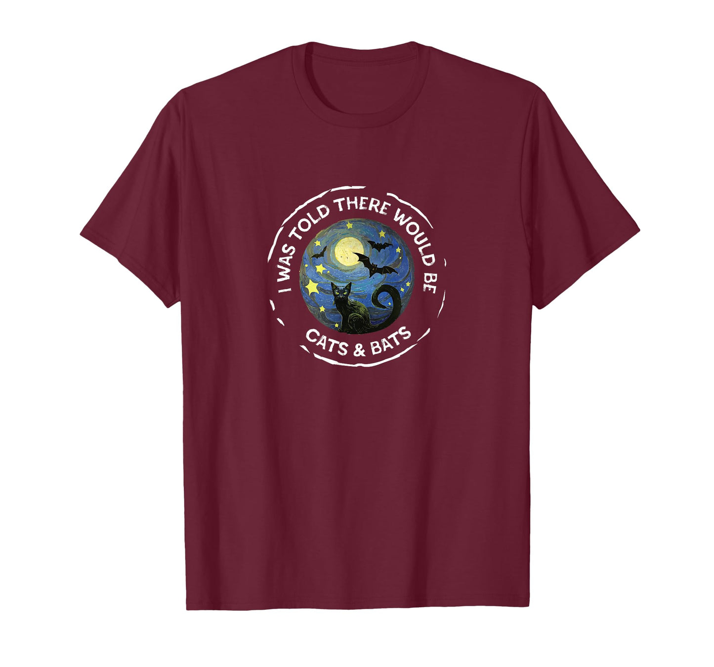 I was Told There Would be Cats & Bats Funny Witch T-Shirt