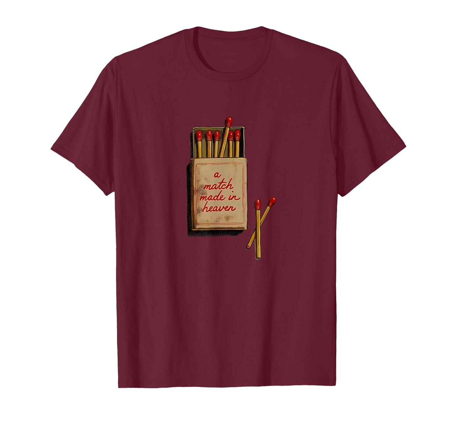 A Match Made Heaven Vintage Illustration T-Shirt