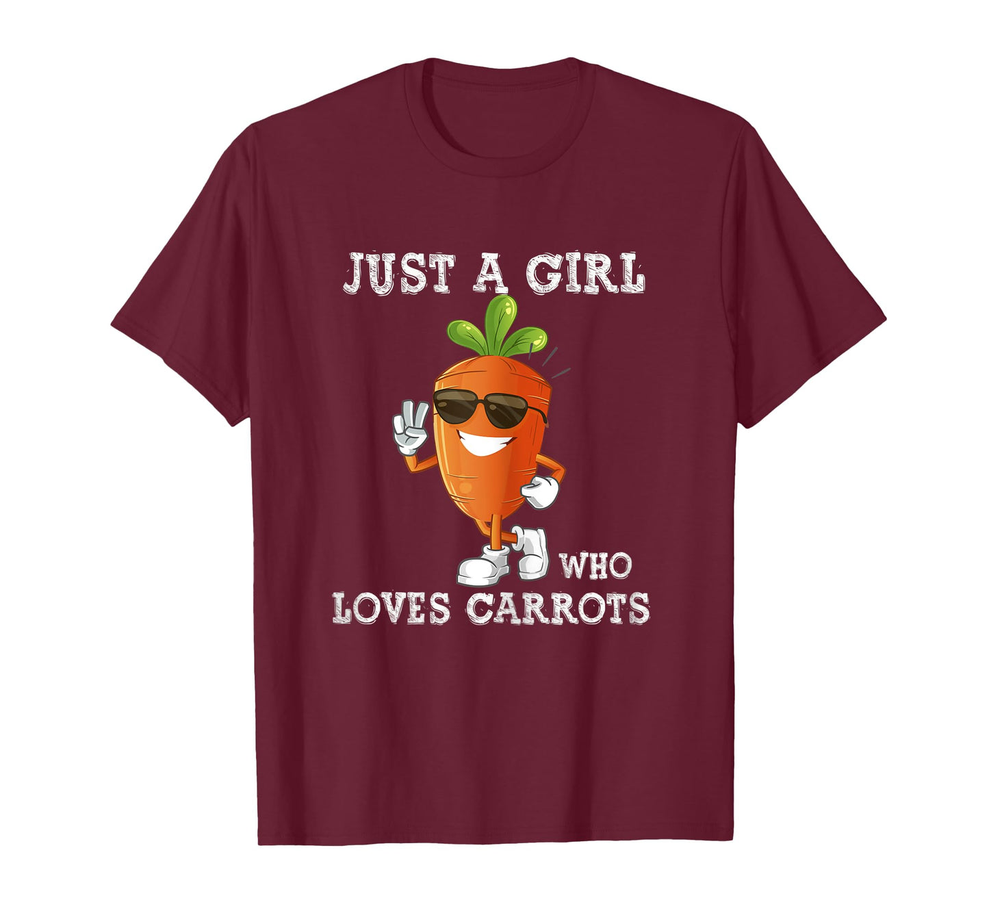 Just A Girl Who Loves Carrots Cute Carrot Costume Tee T-Shirt