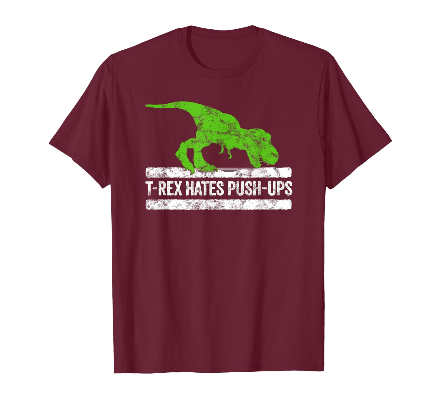 Cool Graphic T-Rex hates Push-Ups Dinosaur Funny Gym T-Shirt T-Shirt
