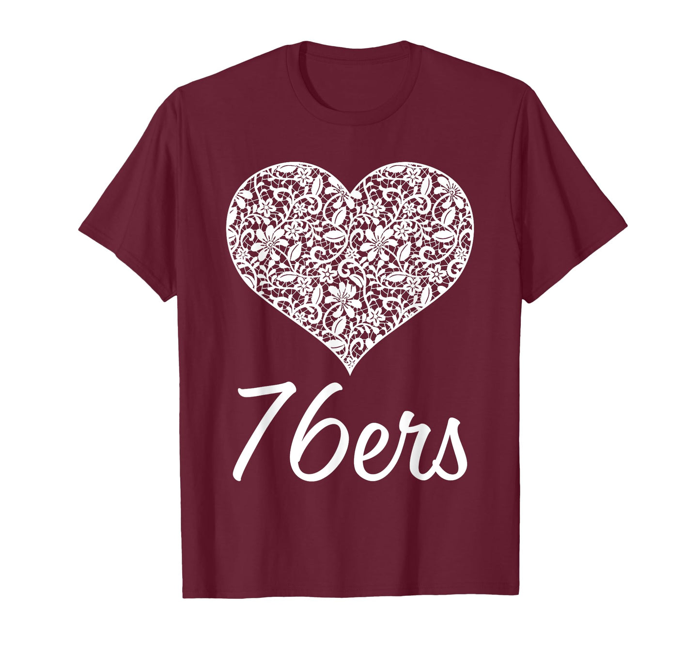 76Ers Independence Lace Heart HS T-Shirt