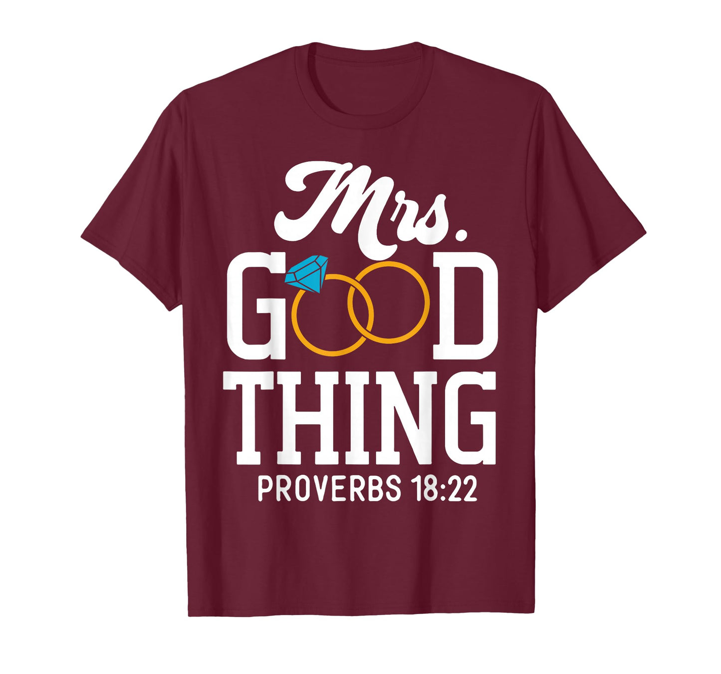 Funny Mrs Good Thing Christian T-Shirt - Unisex-Adults, Black, Small, Short Sleeve, Polycotton, Christian T-Shirt