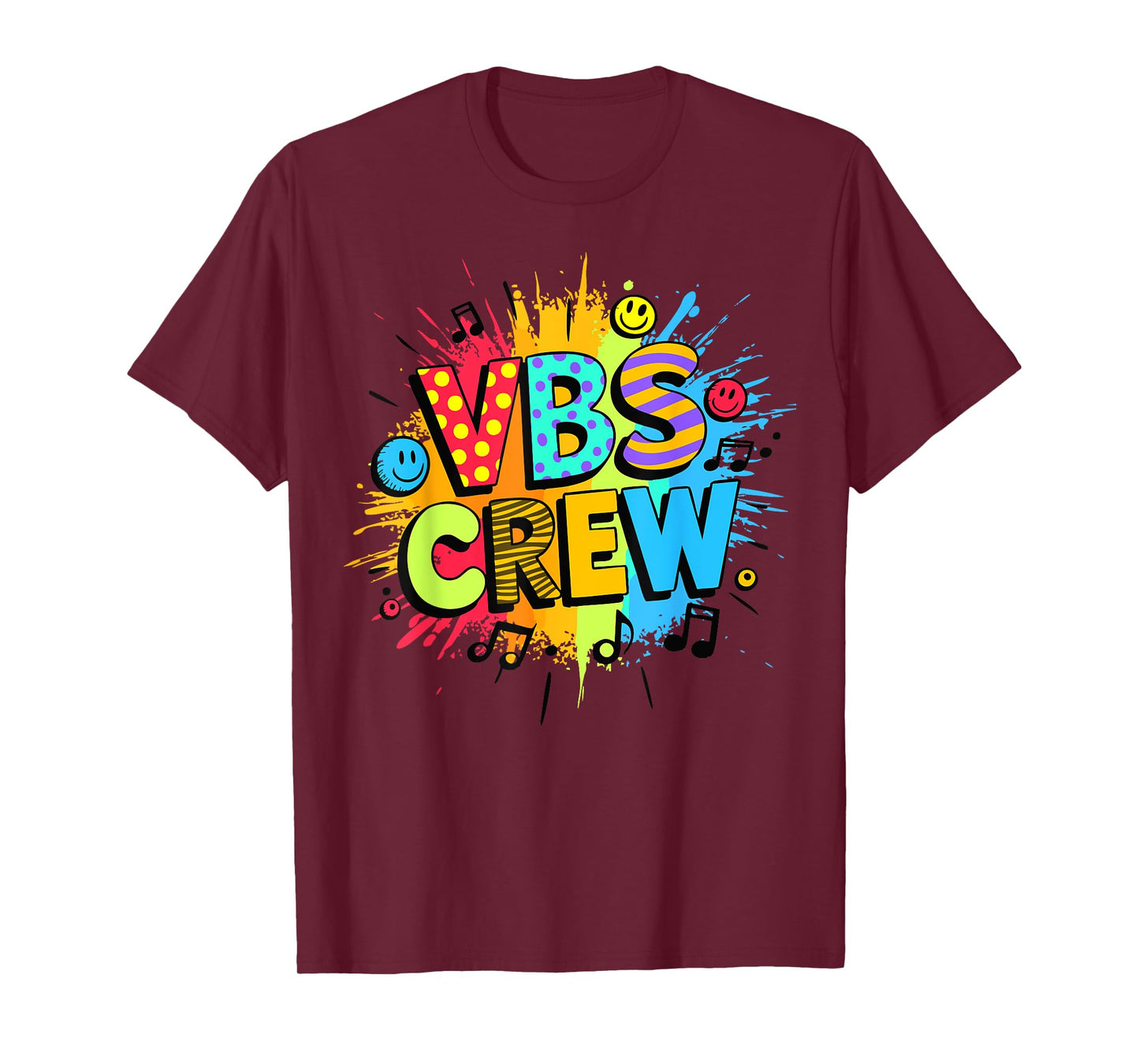 VBS Crew Sunday Music Choir Team Vacation Bible School Squad T-Shirt