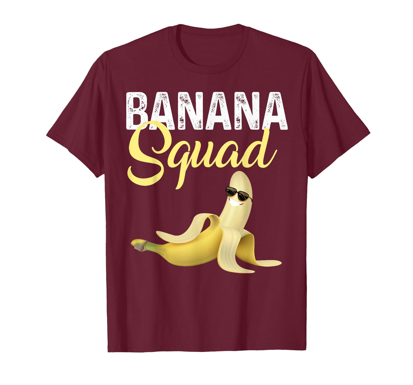 Cool Banana Squad Halloween Costume Banana Sunglusses Team T-Shirt