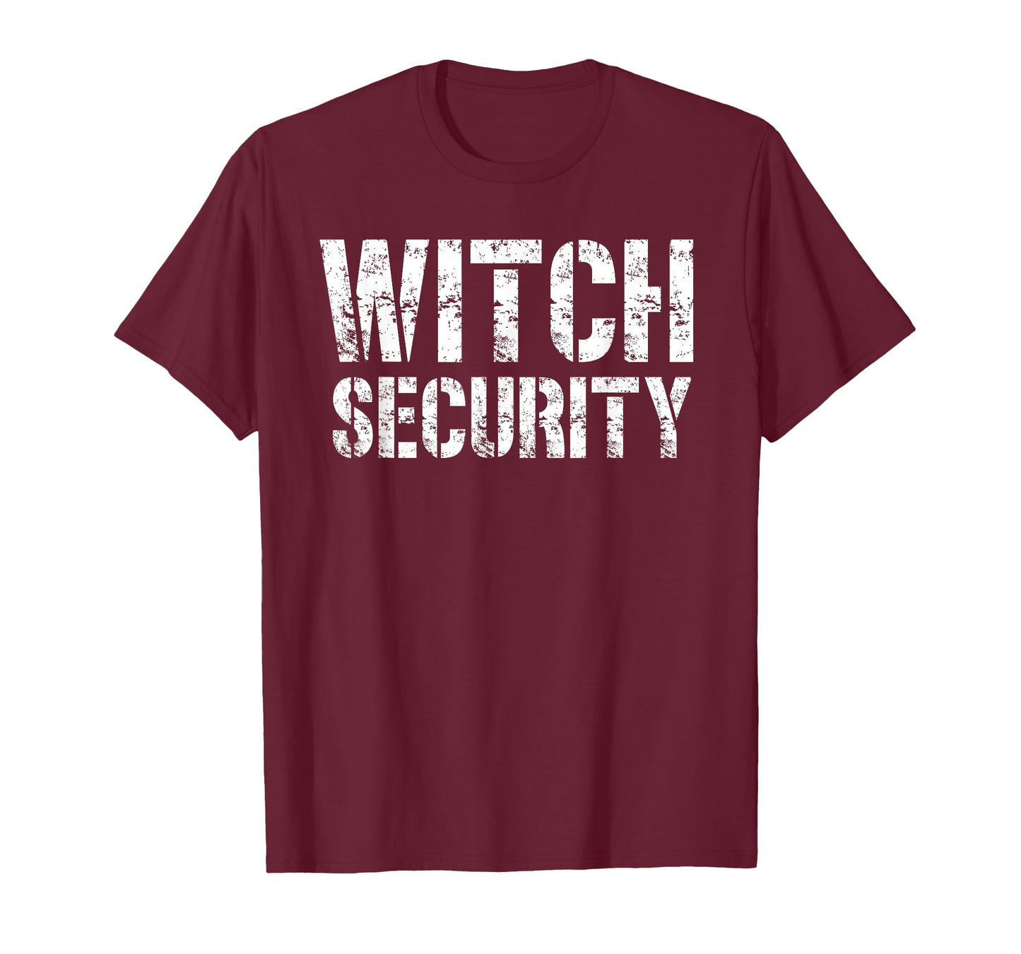 Halloween Dad Mom Daughter Adult Costume Witch Security T-Shirt