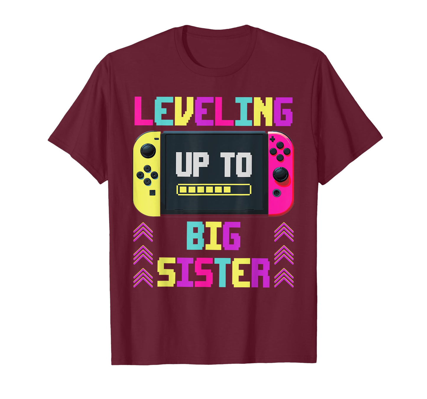 Leveling Up To Big Sister Promoted To New Future Big Sis T-Shirt