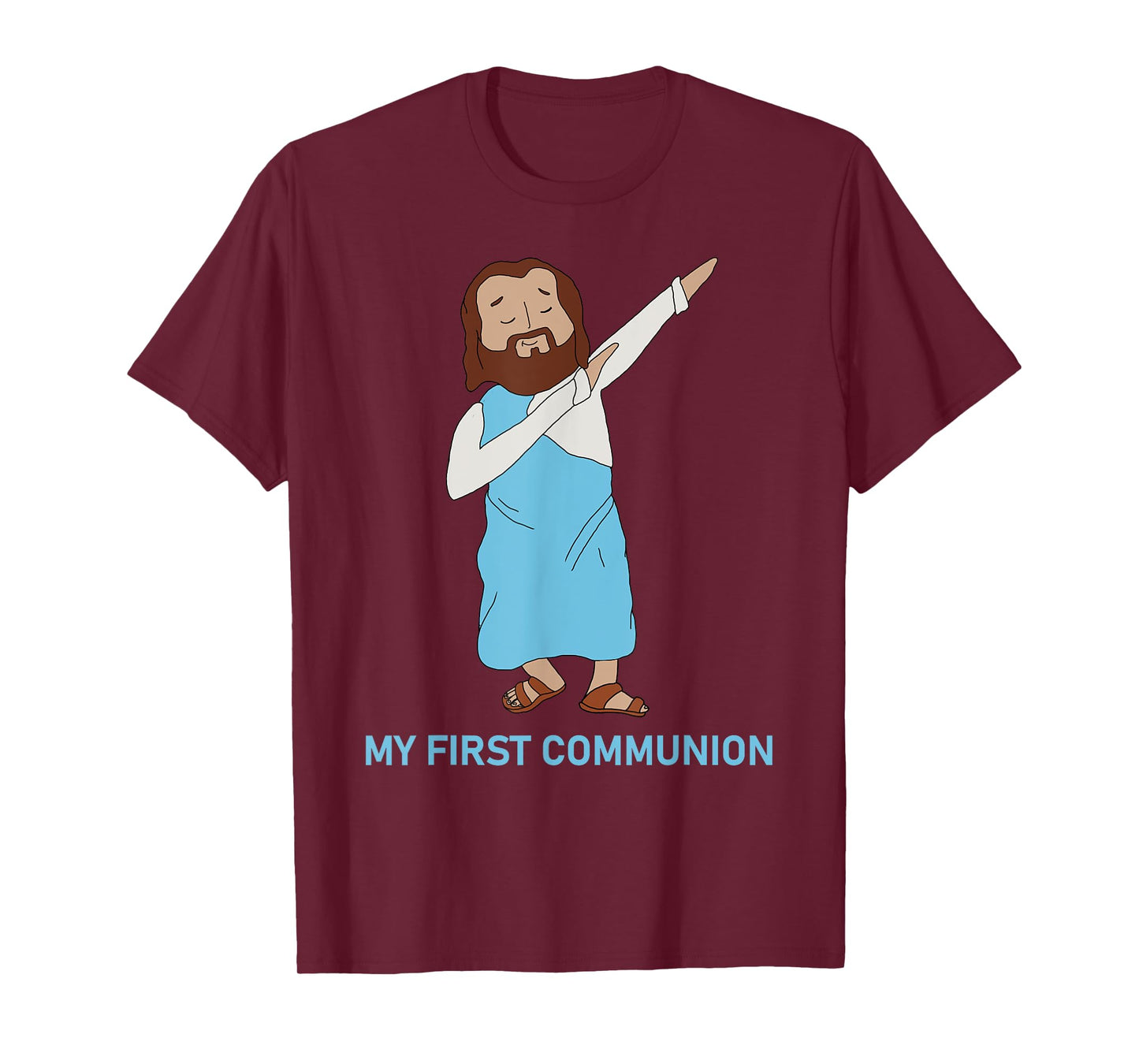 My First Communion Dabbing Jesus Religious Catholic Funny T-Shirt