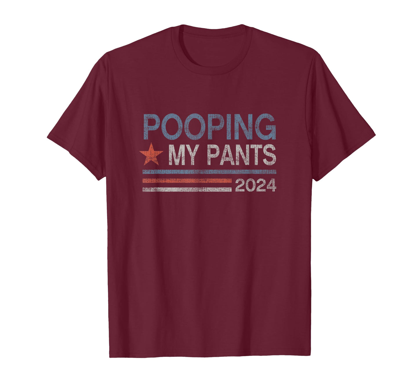 Pooping My Pants 2024 Funny Toilet Humor Adult Humor Meme T-Shirt, Small, Black