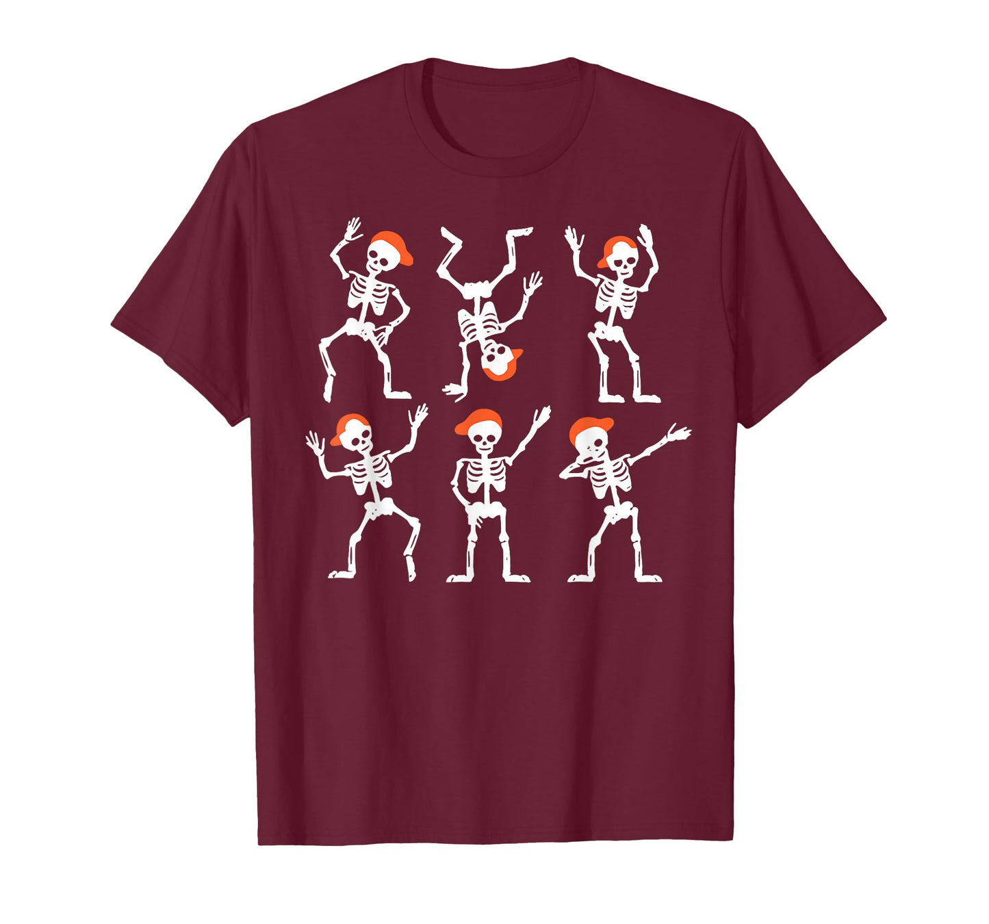Funny Cute Dancing Skeleton Halloween Boys Kids Toddlers T-Shirt