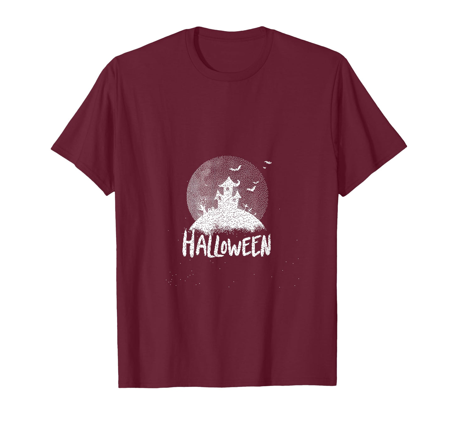 Cute Witchy Halloween Moon Magic Art T-Shirt