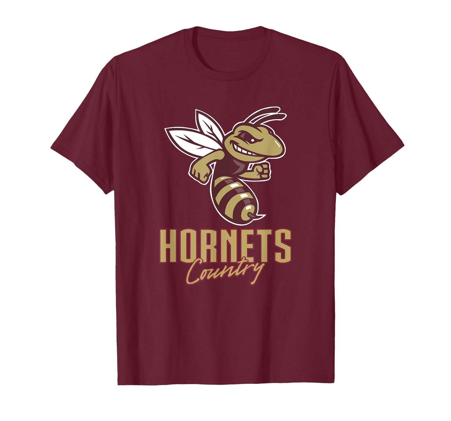 Licking Heights Hornets Logo Country HS T-Shirt