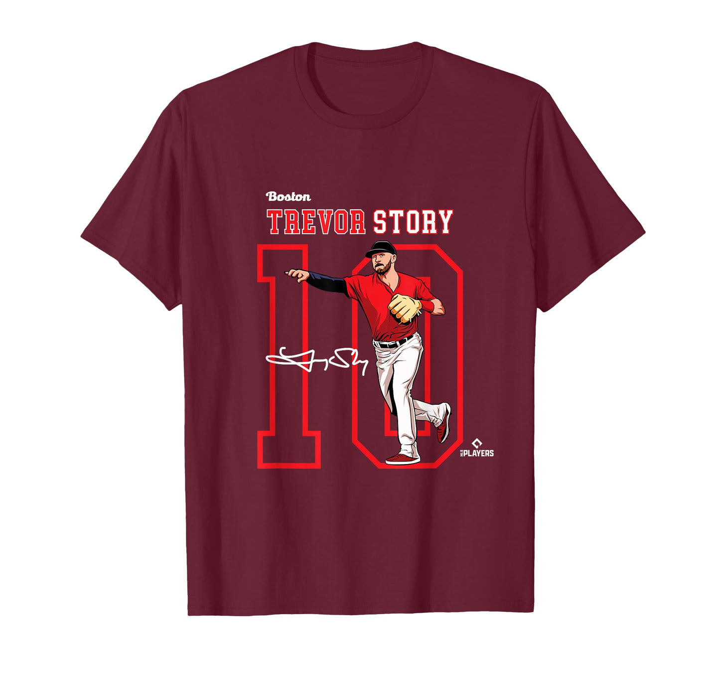 Trevor Story | Boston Baseball Players | MLBTSY3004 T-Shirt