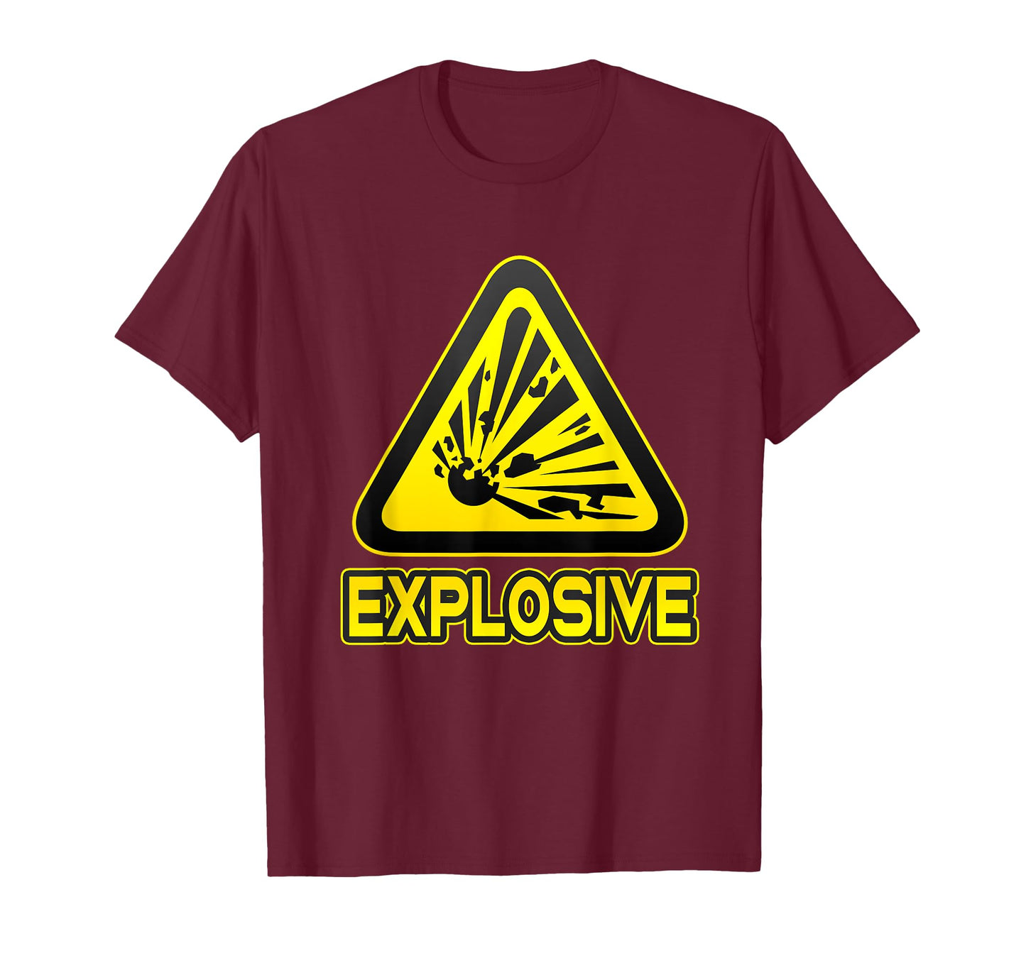 Explosive Funny Hazard Symbol Explosion Whim Fun T-Shirt