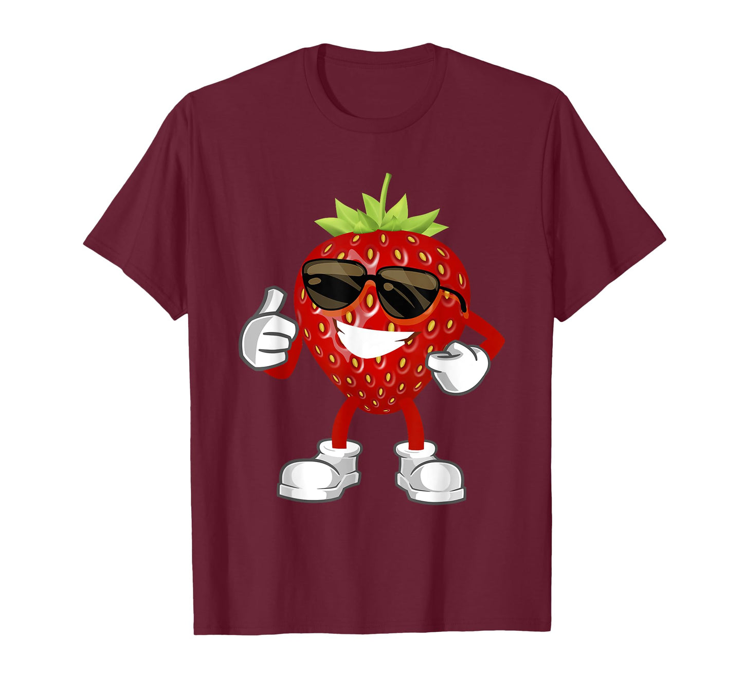 Sweet Strawberry Halloween Costume Strawberry Sunglusses T-Shirt