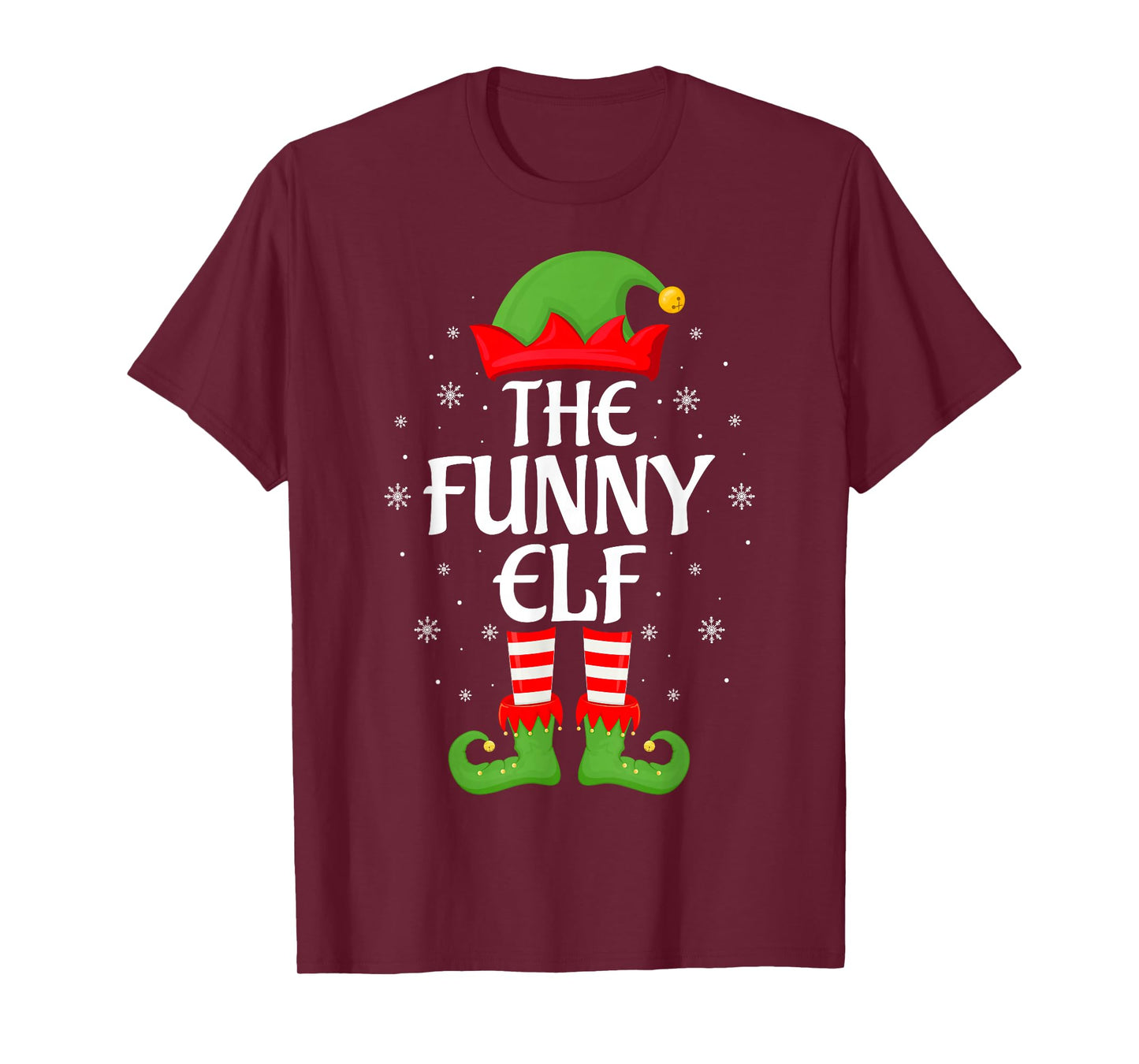 Funny Elf Xmas Family Matching Elf Squad Christmas T-Shirt