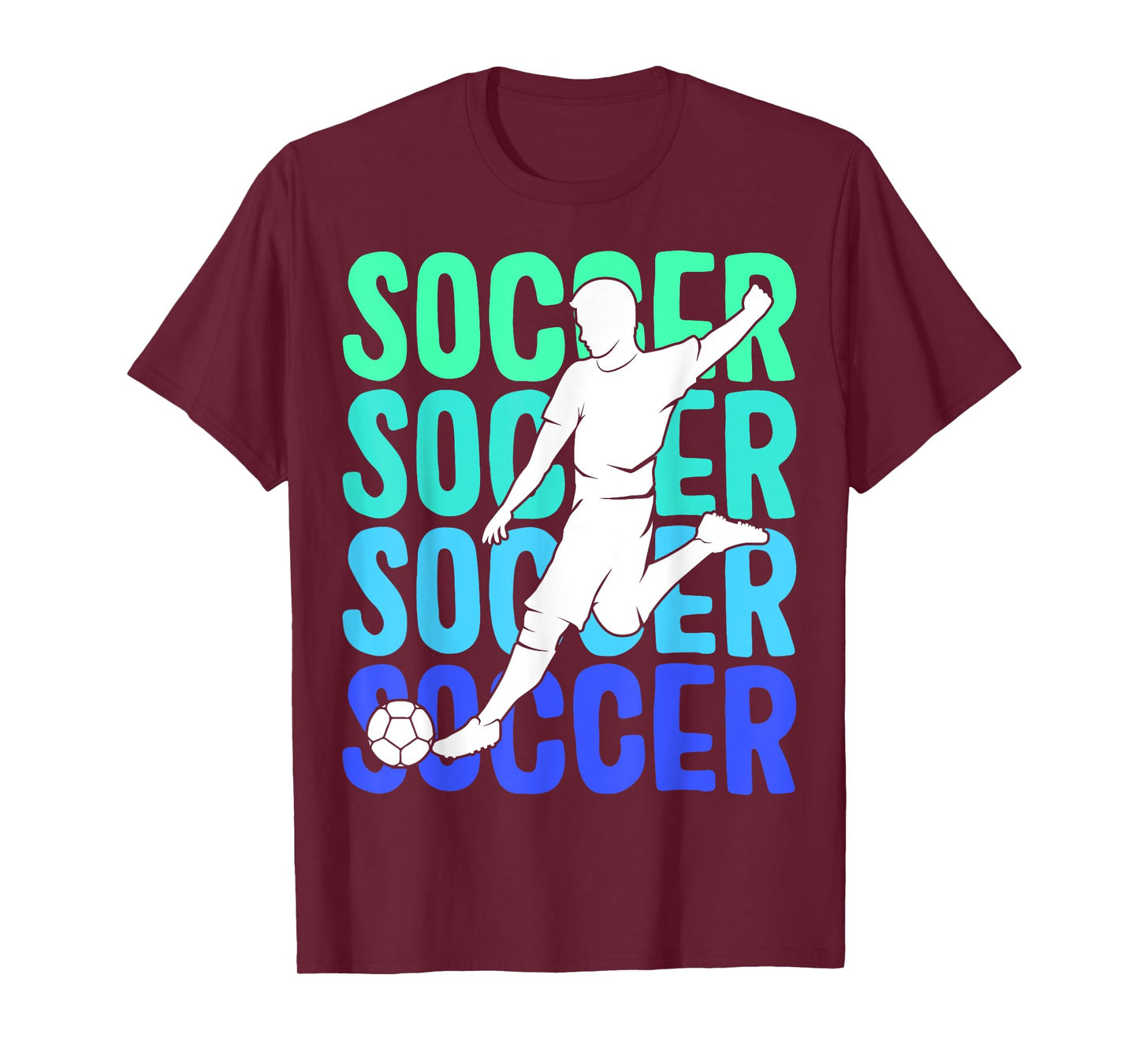 Soccer Boys Men Kids T-Shirt