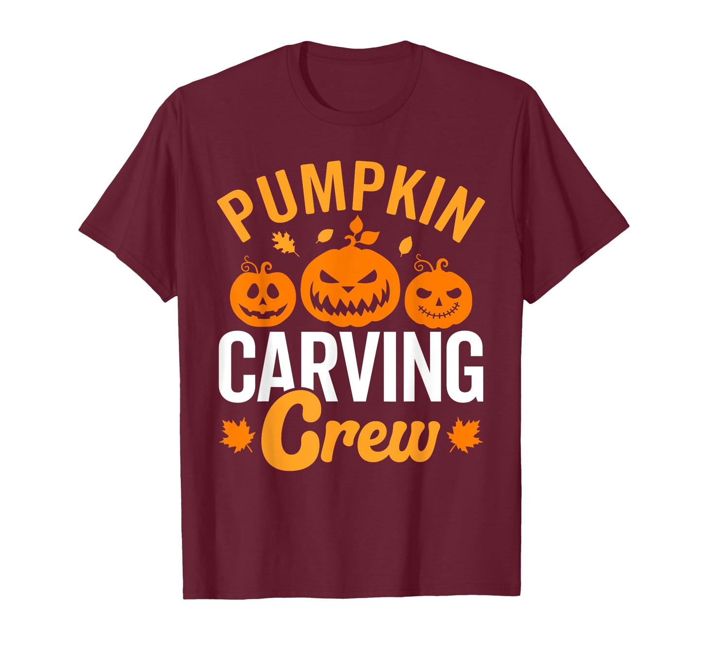 Pumpkin carving crew, family matching pumpkin head Halloween T-Shirt
