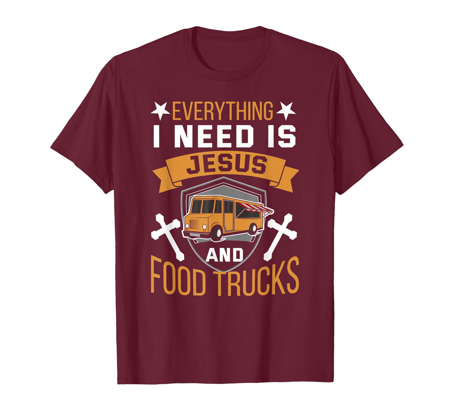 Christian Food Truck Shirt Religious Jesus Street Food T-Shirt