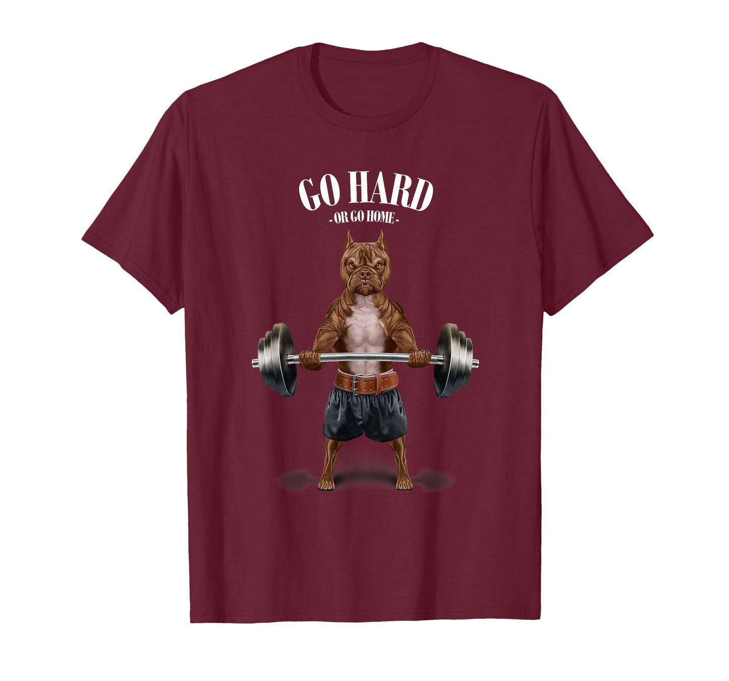 American Bully Dog Muscle Training Weightlifting Fitness Gym Men Women Girls Kids T-Shirt