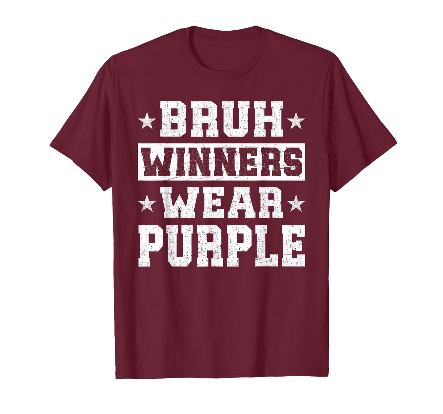 Spirit Week Winners Wear Purple Camp Team Game Color Sports T-Shirt