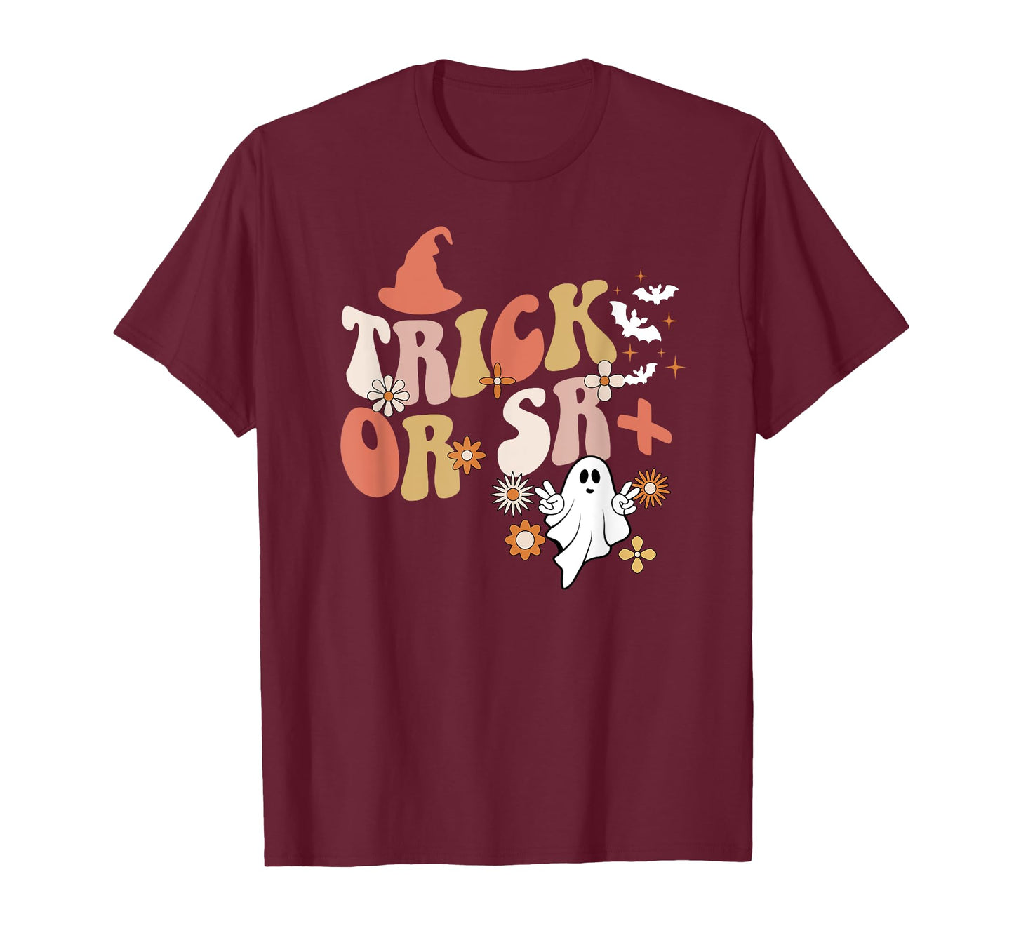 Trick Or SR+ Spooky ABA Therapist Halloween ABA Therapy T-Shirt