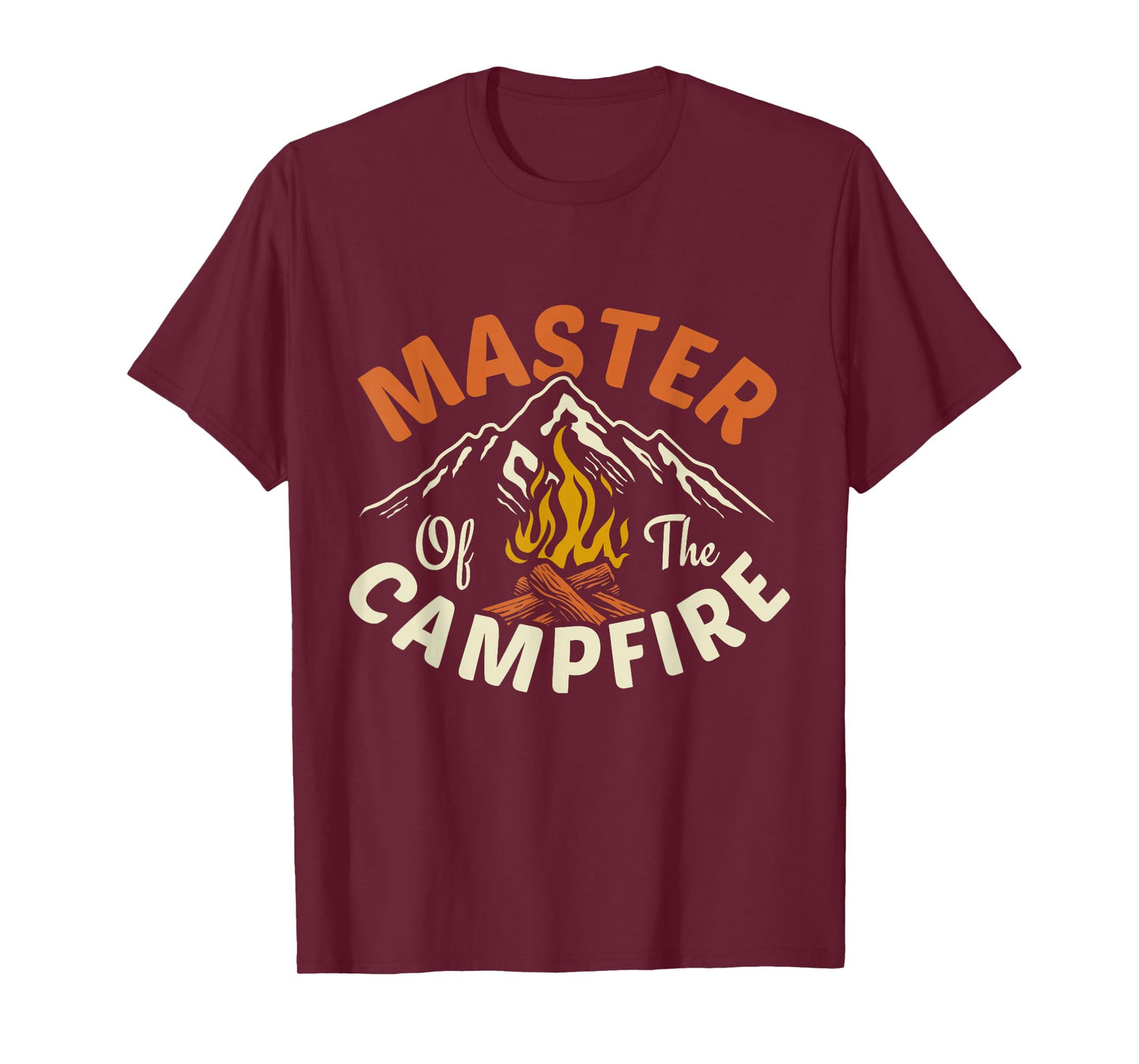 Funny Outdoor Camping Gifts Men Women Master Of Campfire T-Shirt
