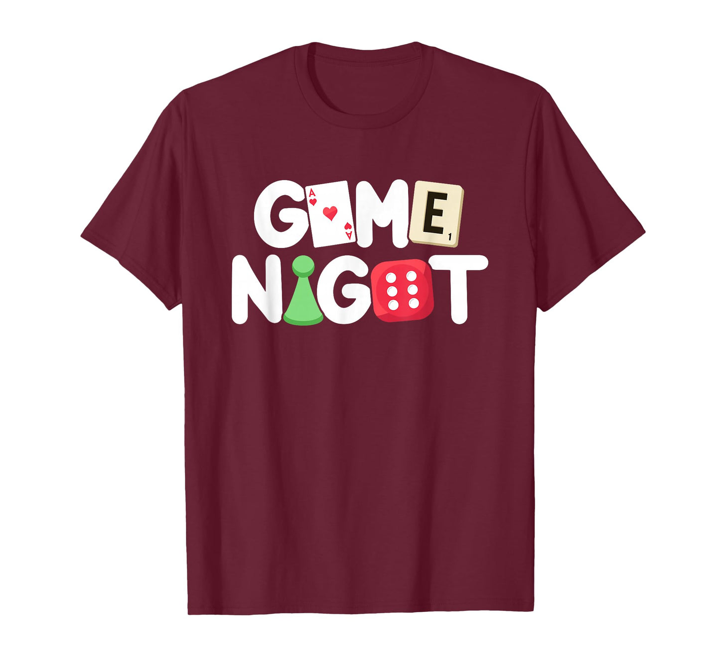 Game Night Host Board Games Trivia Night Team Women Men T-Shirt