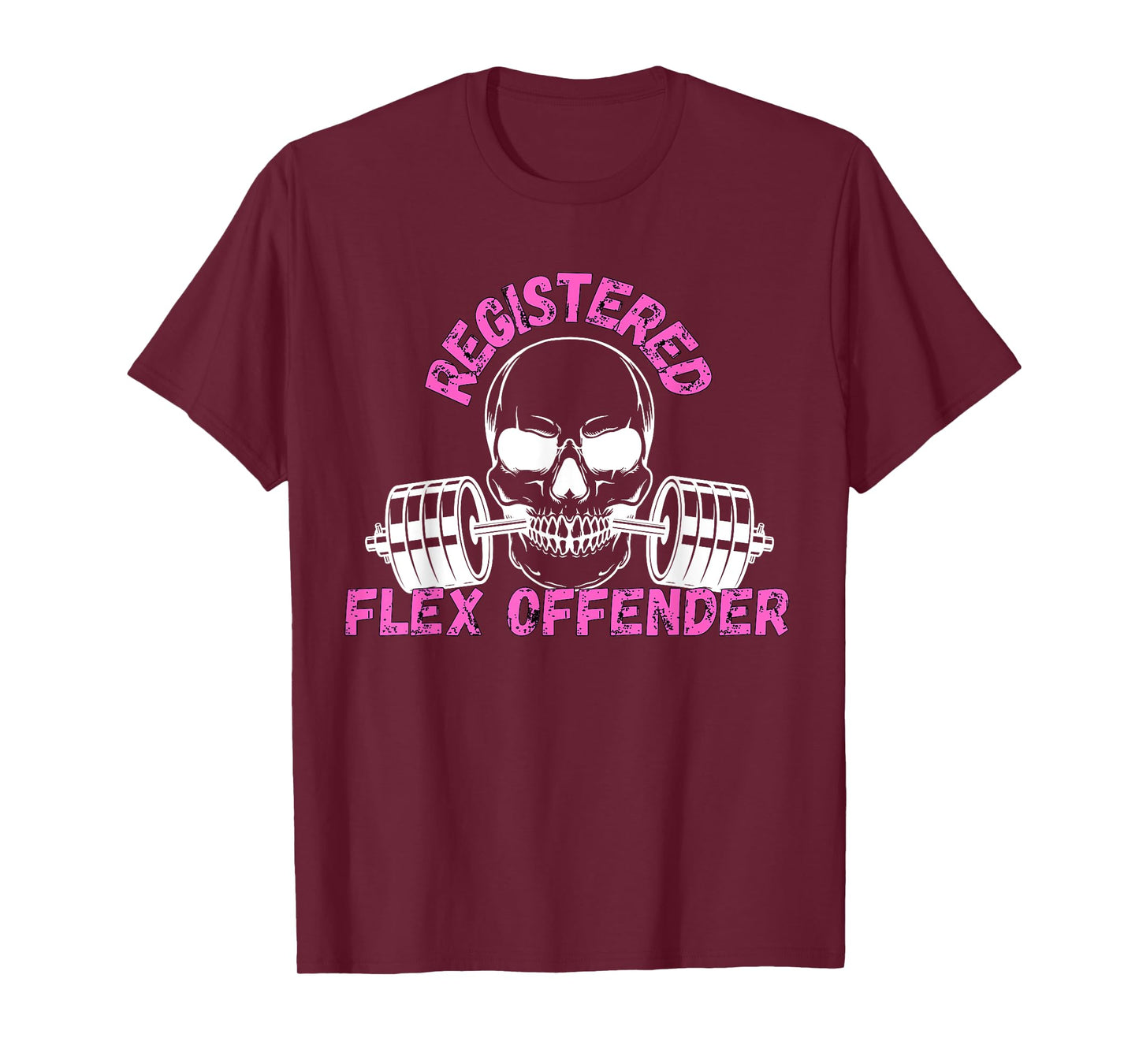 Registered Flex Offender Bodybuilder Gym Apparel T-Shirt