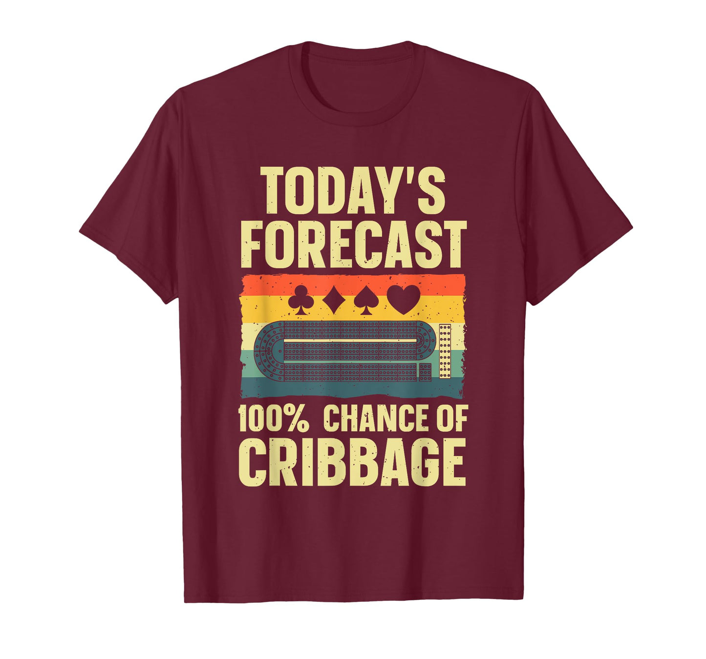 Funny Cribbage Design For Men Women Kids Card Game Cribbage T-Shirt