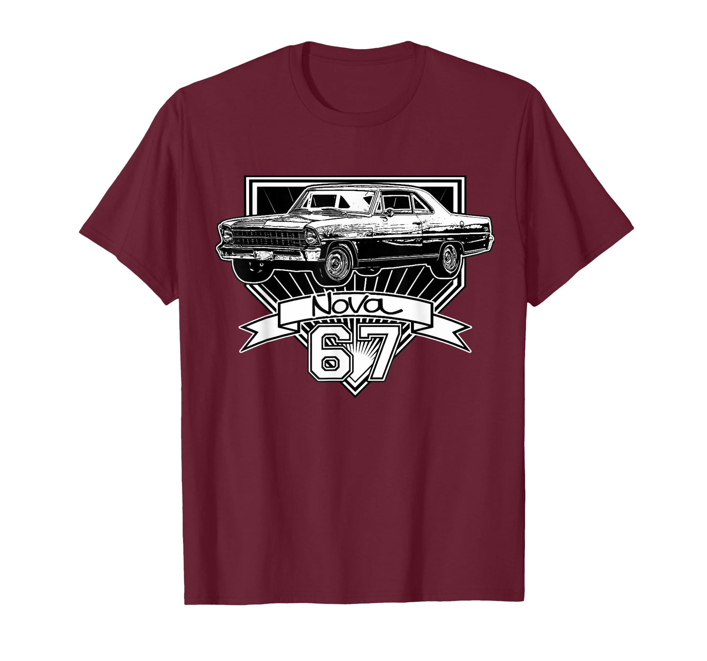 1967 67 Chevys Nova Classic Car Old School Muscle Car T-Shirt