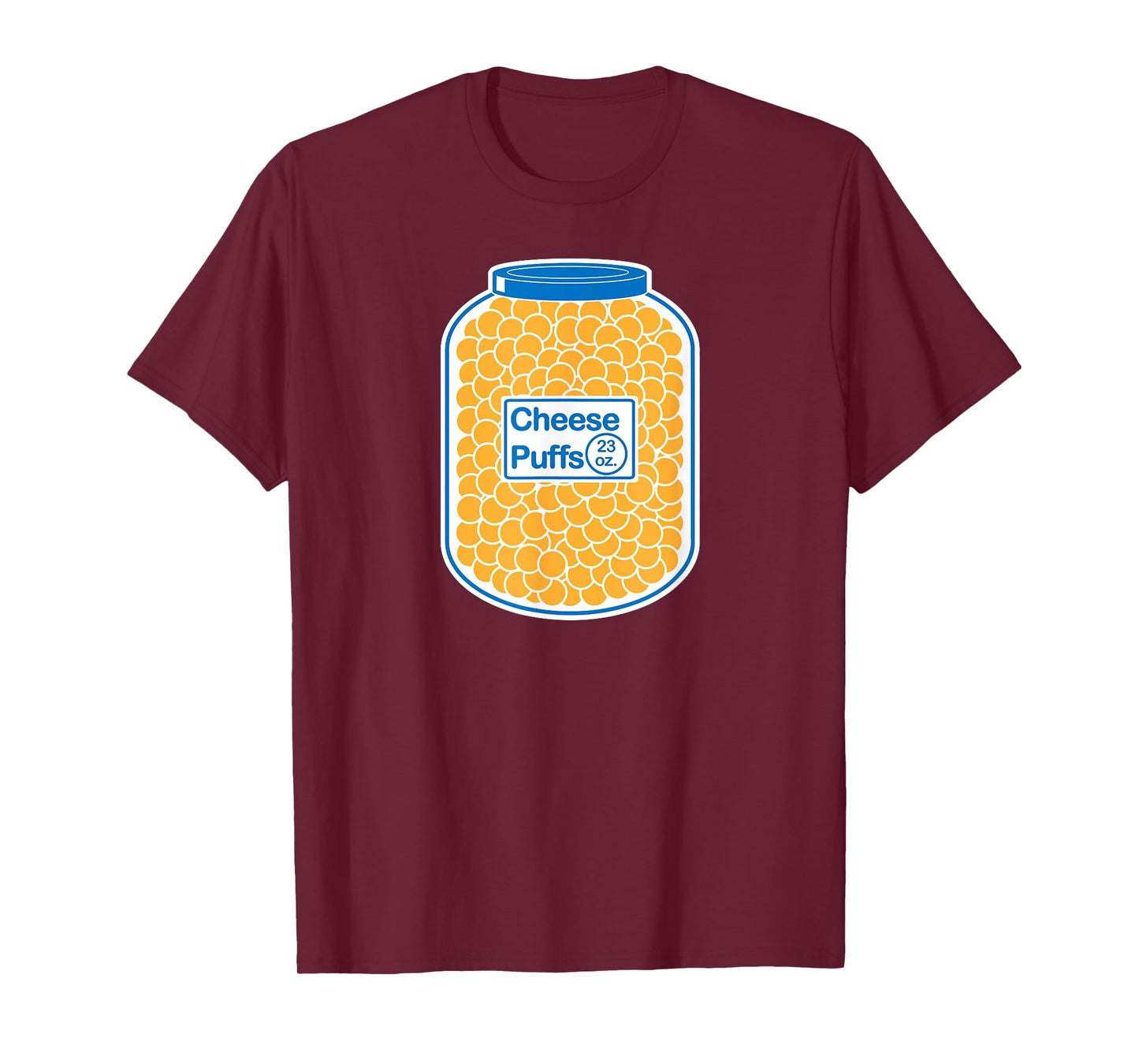 Cheese Puffs Workout T Shirt lifting Tee Cheese ball Funny T-Shirt