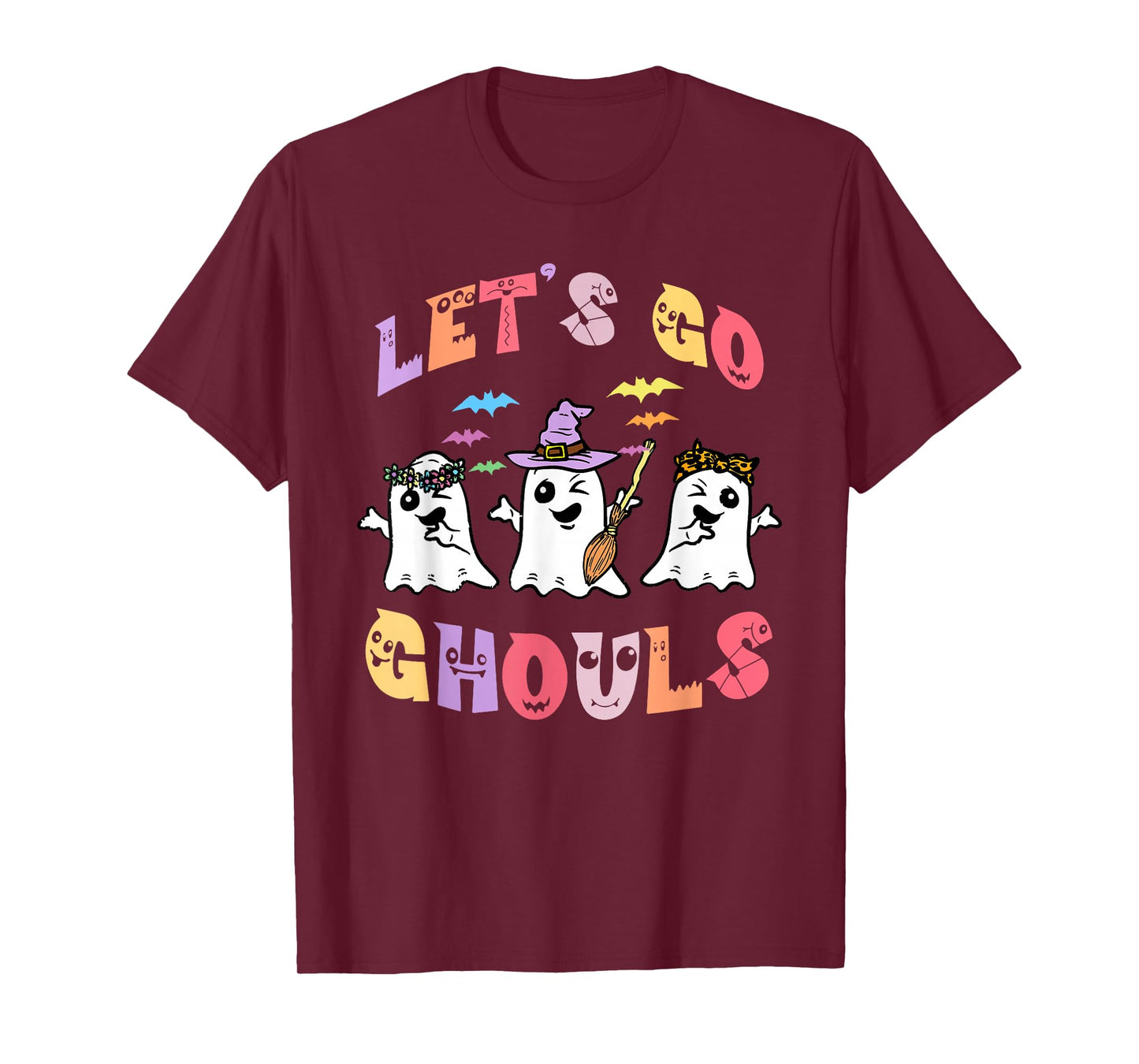 Let's Go Ghouls Funny Halloween Ghosts T-Shirt