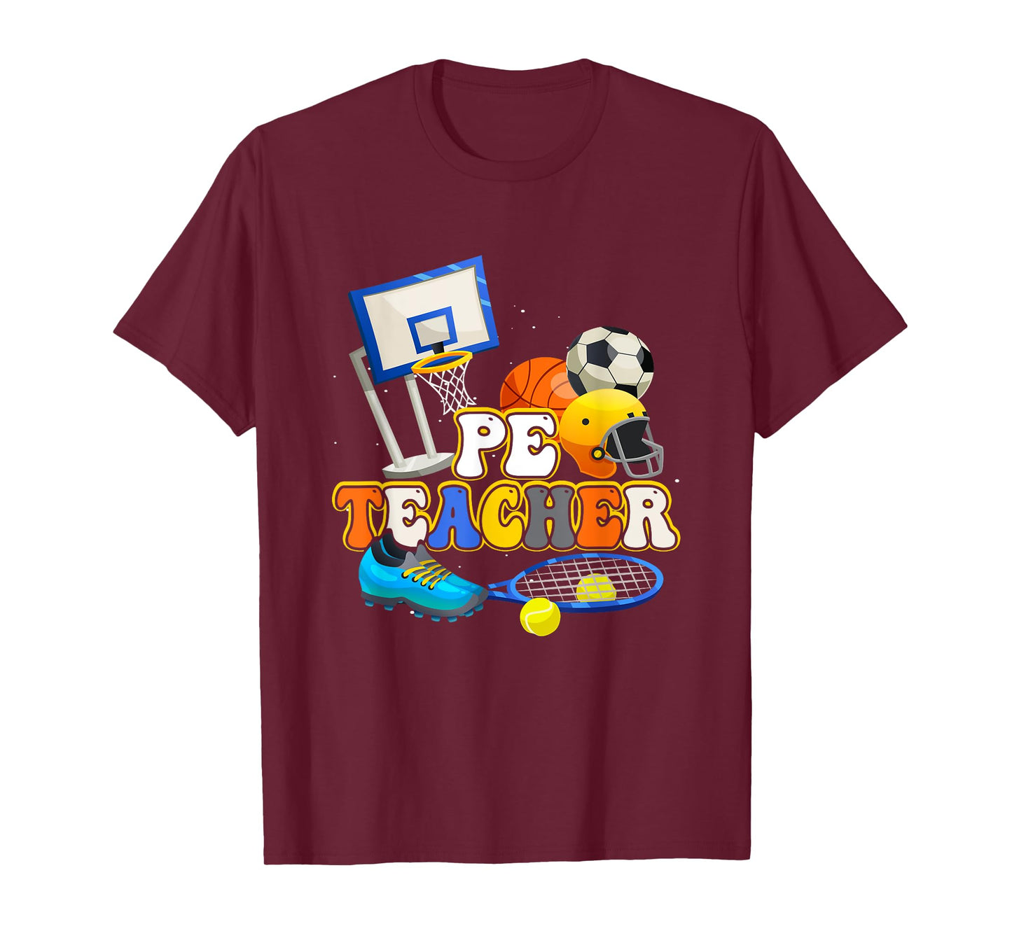 Pe Teacher Physical Educations Teacher Soccer Basketball T-Shirt