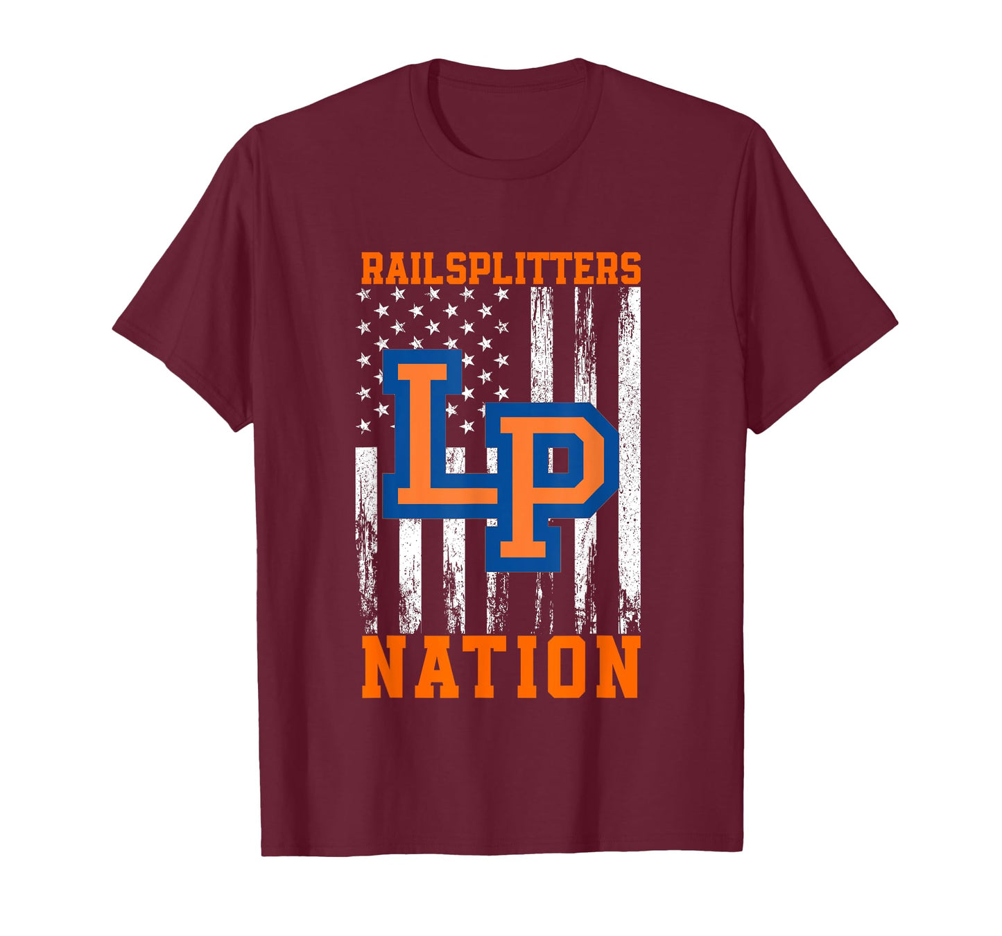 Lincoln Park Railsplitters Logo Nation HS T-Shirt
